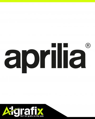 Aprilia text logos