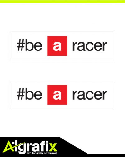 Aprilia #Be A Racer logos